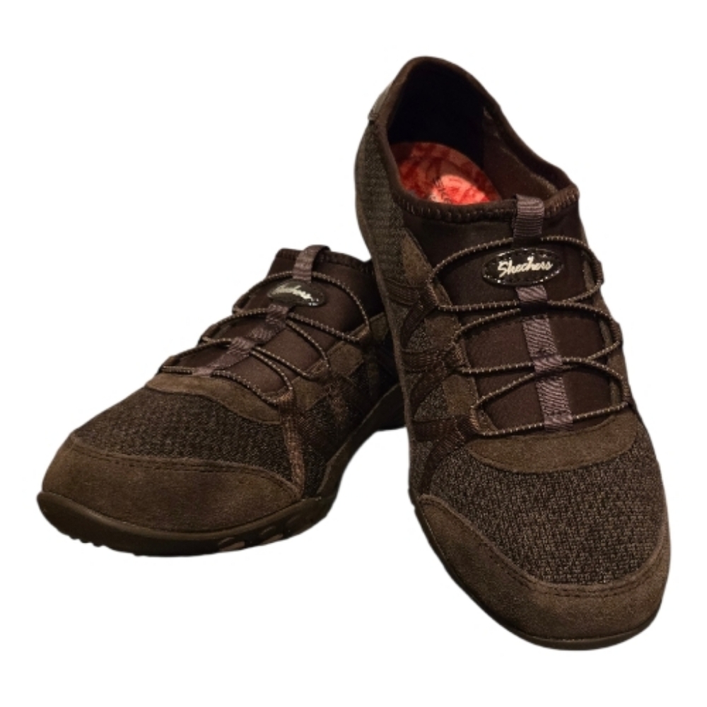 Skechers Laceless Brown Sneakers Sz 8